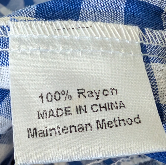 NWOT, Bohemian Gingham Summer Ruffle Flowy Midi dress in M - Picture 6 of 8